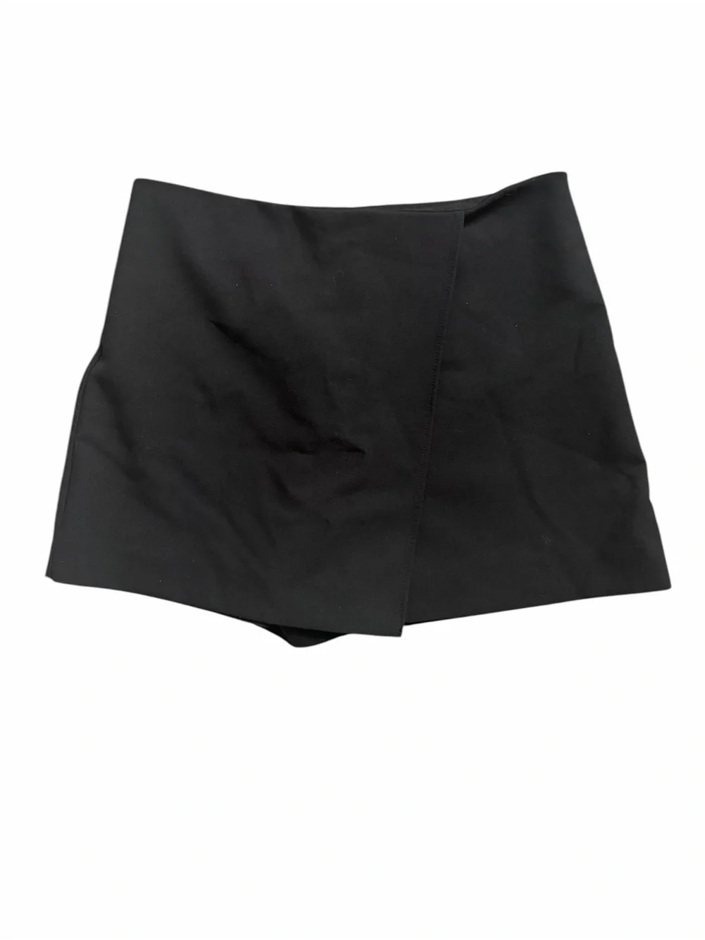 Zara Black Wrap Skort‎ Size Large